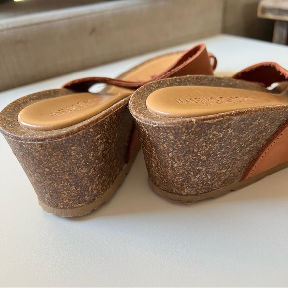 Massino Caponi Slip on wedge sandal with flower detail 7.5 - Picture 8 of 13